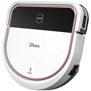Dibea Robotic Vacuum Cleaner 2 in 1 Vacuuming and Mopping Robot D-Shape Design Strong Suction Quiet Self-Charging Robot for Hard Floors D500Pro