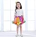 Sparkling Rainbow Tutu Skirt and Unicorn Headband Outfit for Girls 2T, 3T,4T,5T,6T,7T Birthday Party Costumes Set, Medium 2T-4T