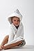 E-Cloth Luxury High-Performance Hooded Baby Bath Towel with Micro-Dry Technology - Grey, Regular