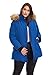 ALPINE NORTH Glacier Women’s Vegan Down Winter Coat with Faux Fur Hood - Parka Jacket for Women