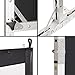 Visual Apex Projector Screen 132HD Portable Indoor/Outdoor Movie Theater Fast-Folding Projector Screen with Stand Legs and Carry Bag HD4K 16:9 Format