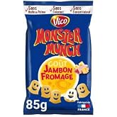 Vico Monster Munch Gout Jambon Fromage 85g (Vico Monster Munch Ham and Cheese 85g)