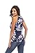 Women's Tank Tops Floral Sexy Spaghetti Strap Front Zipper Cami Blouses