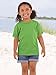 FOL Girls 100% Heavy Cotton HD T-Shirt (T3930) -BLACK -3T