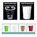 MOONSTAR Wall-Mount Cup Dispenser, Holds 2 to 5 oz Cups -Black