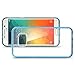 Spigen Neo Hybrid Crystal Galaxy S6 Edge Plus Case with Flexible Inner Casing and Reinforced Hard Bumper Frame for Galaxy S6 Edge Plus 2015 - Blue Topaz