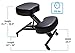 Sleekform Kneeling Posture Chair | Ergonomic Office Desk Knee Stool Relieving Back & Neck Pain | with Rollerblade Wheels & Adjustable Height | Backless Meditation Seat | 4