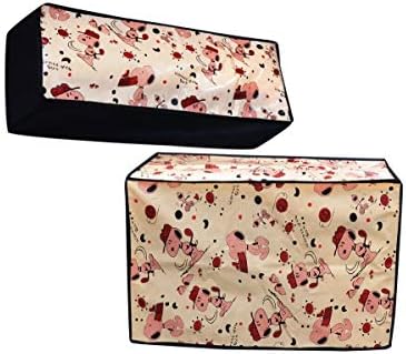 Fashion Hub™ PVC Indoor and Outdoor AC Cover Set, Size- 1.5 Ton, 2 Piece - Multicolour