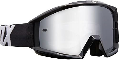 Fox Racing Main Race Goggle - Black with mirror'd silver lens