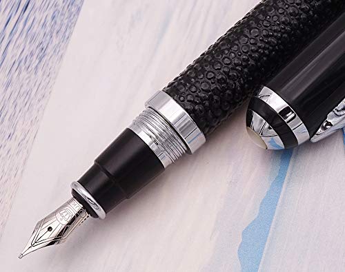 Duke 552 Resin Fountain Pen with Ink Refill Converter , Executive Writing Pen for Office Business Signature - Thumbnail 3