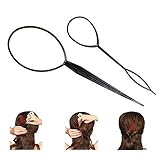 NiceWave Hair Braid Tail Ponytail Maker Styling Tool - Black