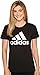 adidas Women's Badge of Sport Classic Tee, Black/White, Large