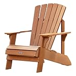 Lifetime Faux Wood Adirondack Chair, Light Brown - 60064