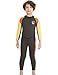 DIVE & SAIL Kids Wetsuit 2.5mm Neoprene Keep Warm for Diving Swimming Canoeing UV Protection