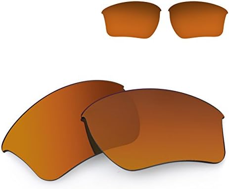Leobuys Polarized Replacement Lenses for Oakley Half Jacket 2.0 XL,55mm (Polarized Elite Owyhee Red)