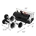 Happybuy 3-Trumpet Train Air Horn Kit 150 PSI Air System With 12V Air Compressor 150DB Super Loud Train Horns Kit for Truck Car Boat