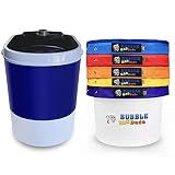 BUBBLEBAGDUDE Bubble Bags Machine 5 Gallon 5 Bag Set - 5 Gallon 110 Volts Mini Washer Herbal Ice Essence Extraction Kit with 5 Gallon Zipper Bag & 10 x 10" (25 micron) Pressing Screen & Storage Bag