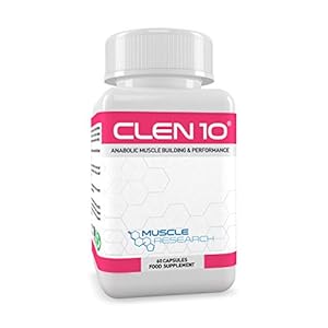 Muscle Research CLEN 10 – Legal Weight & Appetite Management Supplement – for Men & Women – 60 Vegetarian Capsules – UK Manufactured – 30 Days Supply