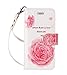 FYY Designed for iPhone SE Case 2022 (3rd Gen) / iPhone SE Case 2020 (2nd Gen) / iPhone 7 Case/iPhone 8 Case, Luxury PU Leather Wallet Phone Case with Card Holder Flip Kickstand Cover Flower