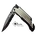 Best Tactical Survival Knife 5-in-1 Tactical Pocket Folding Knife with LED Light, Seatbelt Cutter, Glass Breaker & Magnesium Fire Starter With Prime Quality Leather Cover