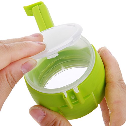 Food Clips Bag Sealing Clips with Discharge Nozzle Plastic Bag Moisture Sealing Clamp Food Saver Kitchen Snack Tool 3pcs