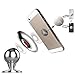 Fosman™ Universal Magnetic Car Mount Holder for iPhone Samsung Sat Nav Mini Tablets (42mm Silver)