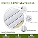 NICETOWN Thermal Insulated Blackout Liner - Blackout Curtain Liner for 63 inches Drapes, Light Blocking Curtain Liners, Block Out Curtain Liners, Hooks Included, 2 Panels, 45W by 58L Inches