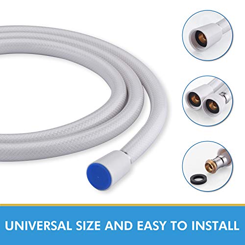 AMAZING FORCE PVC Shower Hose 71 Inches(6 feet) Extra Long Smooth