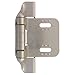 Liberty H01911C-SN-O 1/4-Inch Semi-Wrap Overlay Hinge (2 Count)