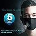 Safety Dust Mask with 2 Filters Easy Breathe Reusable Washable Face Mask Anti for Outdoor Sports, Gardening Travel Craftsman Resist Dust Germs Allergies PM2.5 Pollution(