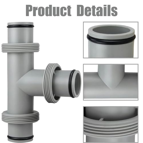 SIGANDG T-Connector for Pool Hose 38 mm, Adapter and Connection Set for Intex Coleman