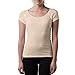 Thompson Tee With Underarm Sweat Pads Original Fit Scoop, Beige, Small