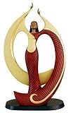 Africa Ethnic Ebony Figurine Sculpture Woman Dancer 15