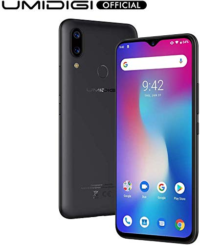 UMIDIGI-Power-Unlocked-Cell-Phones-Android-90-Smartphone-63-FHD-Waterdrop-Full-Screen-16MP5MP-Dual-Rear-Camera-64GB4GB-RAM-5150mAh-Battery-18W-Fast-Charge-Dual-4G-Black