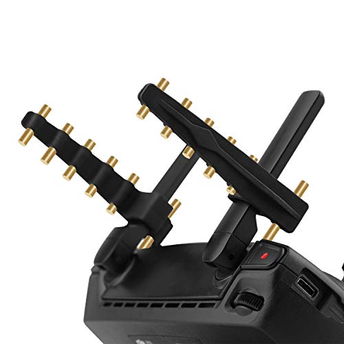 GEEMEE-fuer-DJI-Mavic-2PROAIRMiniPRO-Drohnen-Signal-Booster-Controller-Yagi-Signal-Booster-Antennen-Range-Extender-Fernbedienung-Antenne-Range-Extender-schwarzes-Gold