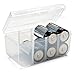 Battery Storage Case Organizer; AA, AAA, C & D Battery Bundle