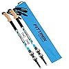 FitTrek Wandelstokken Telescopische Wandelstokken Luchtvaart Aluminium Nordic Wandelstokken met Accessoires en Tas…