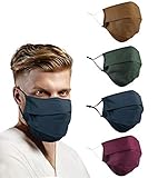 Beard Men Face Mask, Large Cloth Reusable Designer