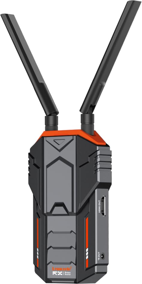 Lemorele HDMI Wireless Receiver for R100L Wireless Video Transmission Set, Up to 4 Receivers Can Be Paired to 1 Transmitter