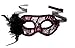 Neon Nightlife Women's Light Up Venetian Mask Mardi Gras Masquerade, Pink