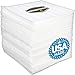 50 Pack of 1/8" Thick Mighty Gadget (R) 12" X 12" Foam Wrap Sheets, Safely Wrap Dishes, China, and Furniture, Foam Wraps Cushioning for Moving Storage Packing and Shipping Supplies, 50-Pack (White)