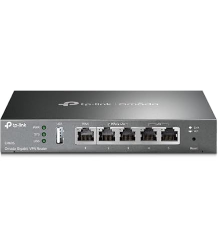 TP-Link ROTEADOR VPN GIGABIT MULTI-WAN TL-ER7206 SMB, Preto