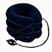 Neck Traction Ohuhu Neck Cervical Traction Collar Device for Neck Shoulder Back Head Pain Relief Inflatable Spine Alignment Pillow, Dark Blue Father's Day Gift