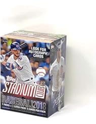Topps 2018 Stadium Club Retail Blaster Box (8 Packs/5 Cards)
