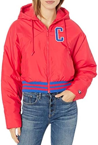 champion windbreaker red