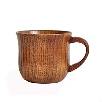 Sentmoon Creative Wooden Mug Wooden Mug Natural Wooden Cup Wood Coffee Tea Beer Juice Milk Water Mug Handmade