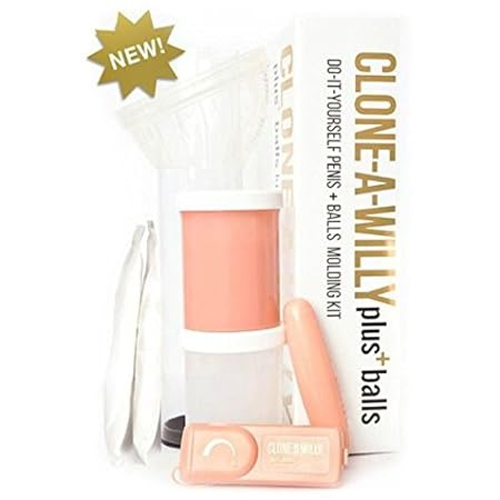 Clone A Willy Kit including Balls - Abdruckset fuer Penis und Hoden, plus Vibrator