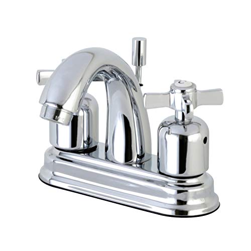 Kingston Brass FB5611ZX 4" Center set Lavatory Faucet with Retail Pop-Up, Polis…