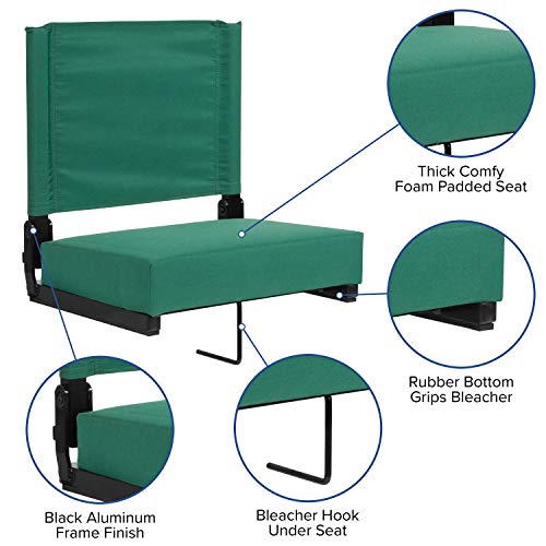 Flash Furniture Grandstand Portable Stadium Seats for Bleachers or