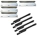 Direct store Kit DG224 Stainless Steel Heat Plate Shield and Cast Iron Burner Replacement for Jenn Air 720-0061, 720-0062, 720-0063, 720-0099, 720-0100, 720-0138 ... gas grill, 4 pack
